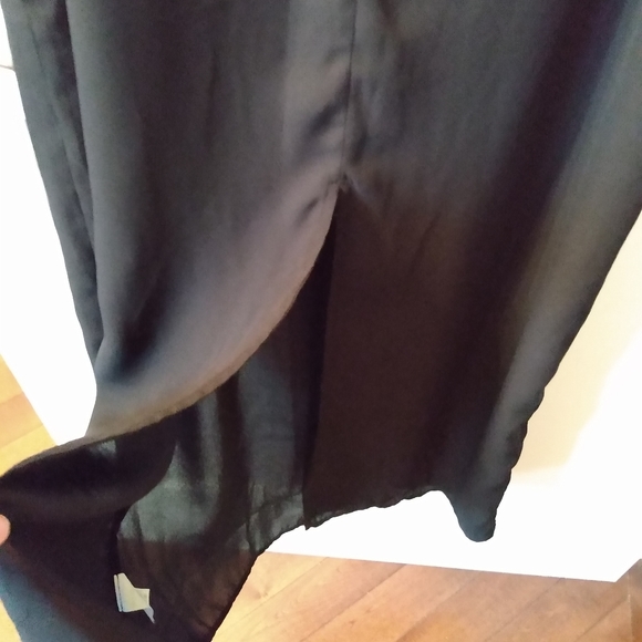 NWOT J.Crew Black Long Slip Dress Medium - Picture 3 of 5